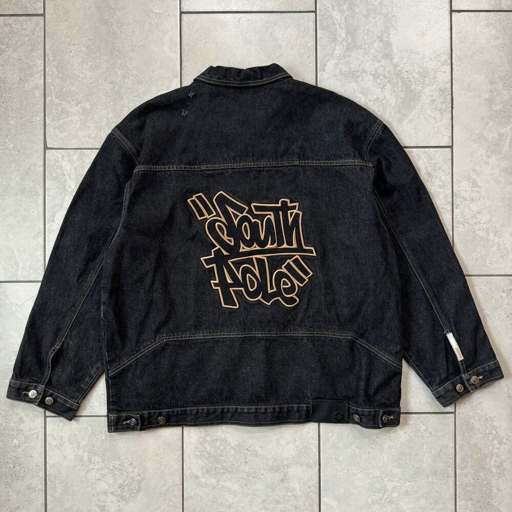 Vintage Y2K Southpole Jacket Mens XXL Hip Hop Embroidered Graffiti Logo